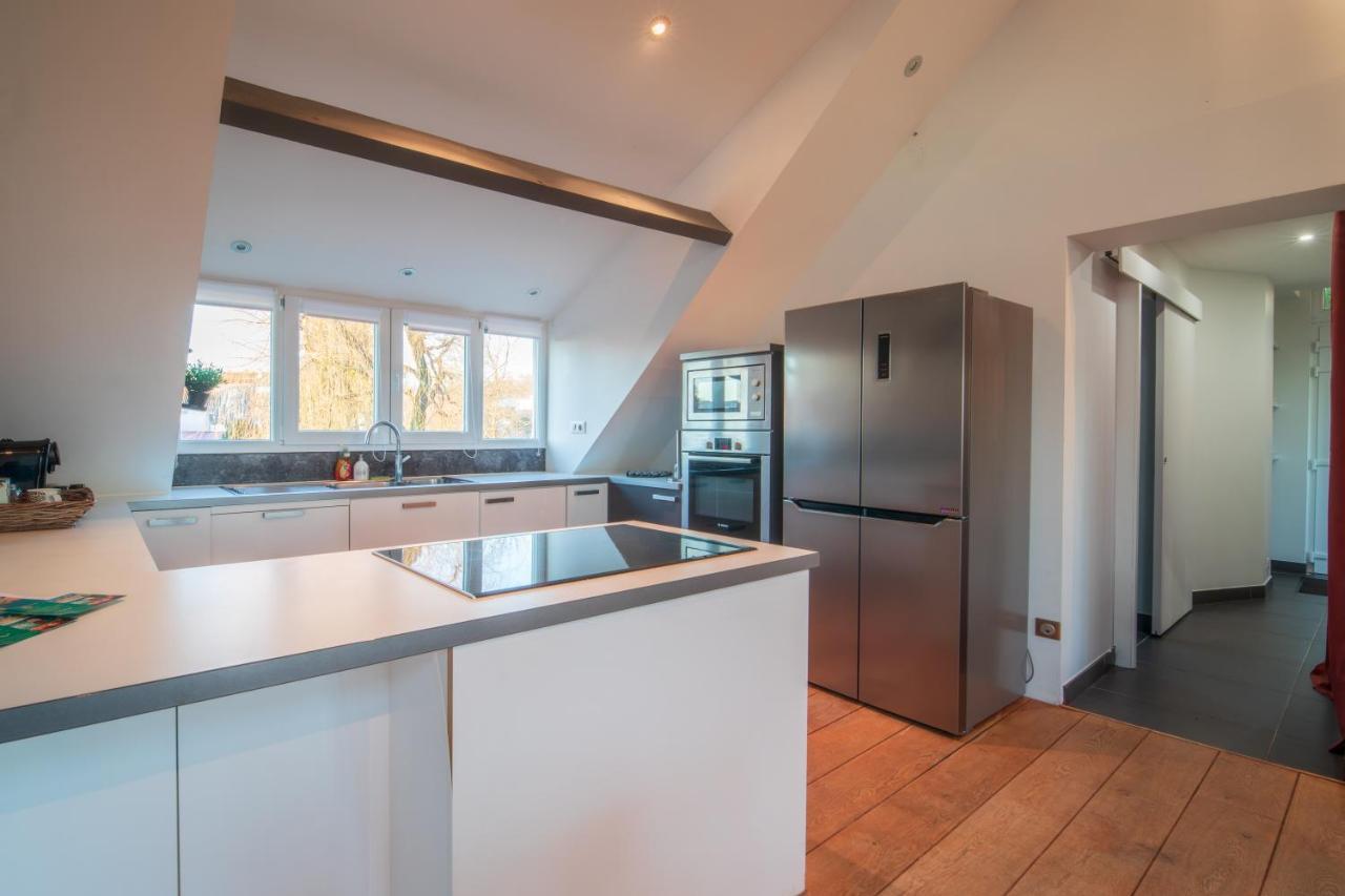 Loft Les Deux Cedres Avec Vue Panoramique Apartment Charleville-Mezieres Bagian luar foto