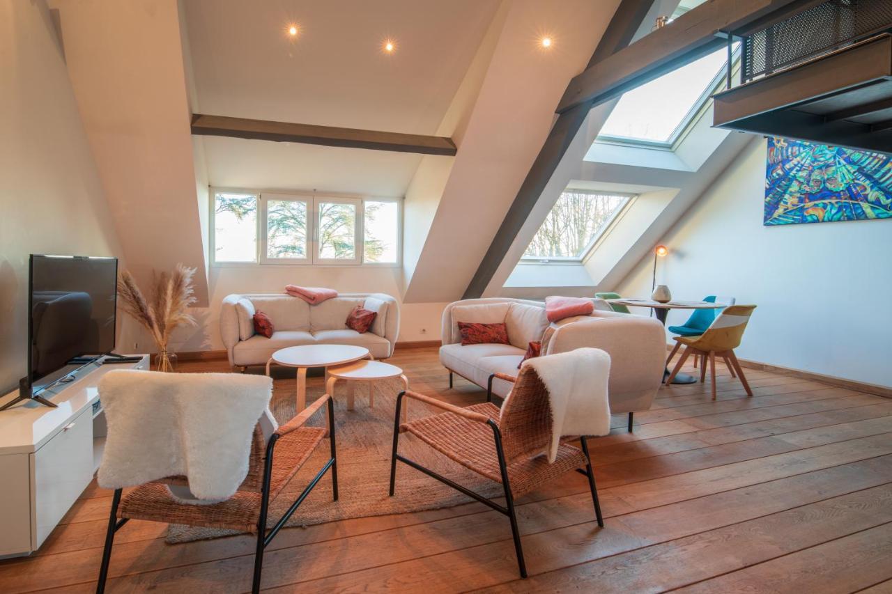Loft Les Deux Cedres Avec Vue Panoramique Apartment Charleville-Mezieres Bagian luar foto